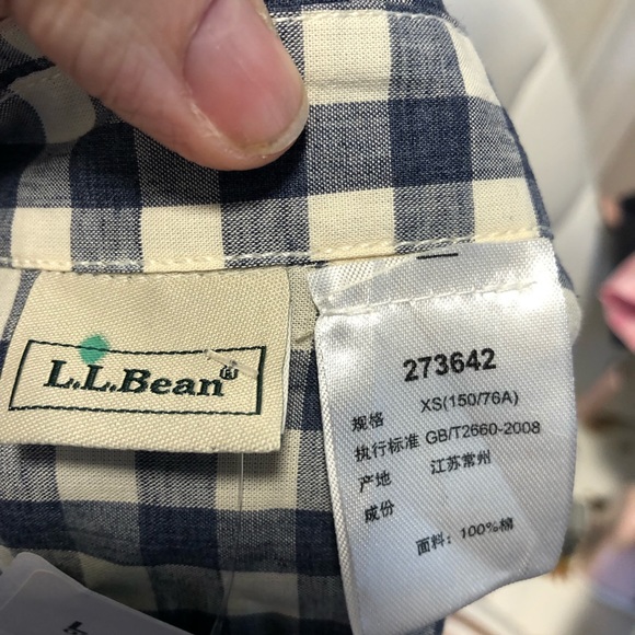 Ll Bean youth girls nwt shirt size xs - Picture 5 of 5